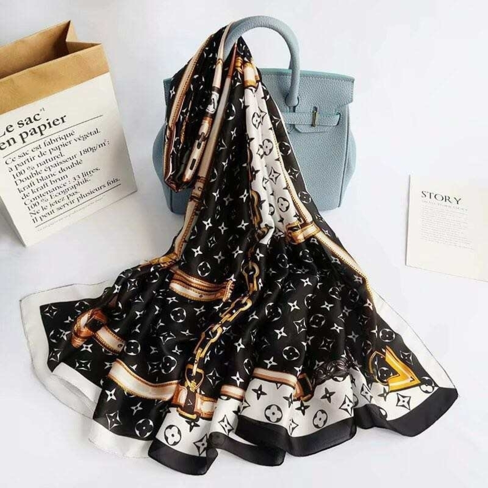 Miss Love Elegant Designer Scarf In 4 Colors - Picture 6 of 11